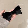 Novo Vintage Velvet Bow Spring Clip Headwear Hair Clip Internet Celebrity 2021 Novo