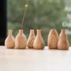 Adornos Personalizados de Madera Maciza, Jarrones de Flores Secas, Sala de Estar Retro Francesa, Gabinete Lateral para Dormitorio, Mesita de Noche, Sala de Té, Juego de Regalo de Mesa de Té