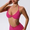 Roupa íntima esportiva europeia e americana feminina de alta sustentação à prova de choque para corrida fitness colete roupas de yoga transfronteiriças top sutiã sexy