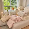 Colcha de invierno de algodón tejido Clase A de soja, grado infantil y de maternidad, colcha engrosada para primavera y otoño, colcha doble fresca de verano, venta al por mayor