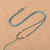 Colgante Tejido Hecho a Mano de Ágata Blanca Colgante de Cuerda Collar de Cuerda Cuerda de Jade Pixiu Hebilla Ping An Cuerda para Colgante Ajustable