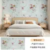 Atacado Transfronteiriço Papel de Parede Autoadesivo à Prova d'Água Estilo Retrô Adesivos para Reforma de Móveis Adesivos Decorativos de Parede de Fundo para Quarto e Sala de Estar de Luxo Leve