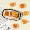Accesorios para Joyería DIY de Resina Juguete de Comida Artificial en Miniatura Serie de Pan Pegamento de Crema Parche para Funda de Teléfono Móvil Parche para Refrigerador