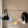 Bolso de hombro texturizado de moda transfronterizo para mujer, nuevo modelo de verano 2026, color sólido, moderno bolso tote cruzado grande de pliegues