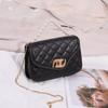 Bolso cuadrado pequeño con cadena bordado de diamantes de moda para mujer, bolsos, dulce bolso de mano con asa de perlas, bolso Messenger para teléfono de mujer