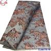 Tecido Brocado Jacquard Antigo Bordado Dupla Face com Fio de Ouro e Prata Renda Brocada Africana