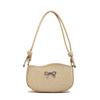 Bolsa Tiracolo Casual Simples Estilo Laço Novo Estilo Coreano 2025 para Mulheres Menina