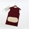 Chaleco térmico de doble cara para hombre y mujer, otoño e invierno, con felpa, más grueso, sin costuras, ropa interior, protector de cintura, protector de abdomen