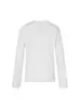 Camiseta de Manga Larga con Estampado de Letras Retro Americano para Mujer, Nueva de Verano, Estilo Holgado Perezoso, Protector Solar, Top Ligeramente Transparente