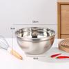Tazón para Batir Huevos Transfronterizo Acero Inoxidable Ensaladera Tazón para Hornear y Tazón para Cocinar Tazón para Ensalada Engrosado Tazón para Mezclar Tazón para Ensalada