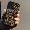 Funda Adecuada para Teléfono Motorola Moto Edge 50 G85 Raya Vertical Estampado de Leopardo Borde 60Pro Escalera G55