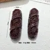 Accesorios de Resina DIY al por Mayor, Juguetes de Comida en Miniatura Realistas, Adornos Pequeños, Llaveros, Zuecos, Imanes para Refrigerador, Amuletos de Baguette para Coche