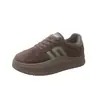 Zapatos de Entrenamiento Alemanes de Cuero Genuino con Suela Gruesa para Mujer 2026 Otoño/Invierno Nuevos Zapatos Deportivos Casuales de Bloque de Color Versátiles Zapatos para Estudiantes