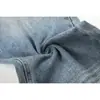 Calça Jeans Retrô Estilo Japonês Rumeng, lavada e desgastada, unissex, corte solto, perna larga, para casais, coleção de outono