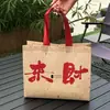 Bolsa de Mão Não Tecida Laminada Festiva Loja de Roupas Fashion Bolsa de Mão Bolsa de Embalagem Nova Bolsa de Embalagem Simples Casamento