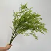 Helecho Persa Artificial, Helecho Arena Dorada, Planta Verde, Material de Goma Suave, Decoración del Hogar, Arreglo Estético, Diseño de Paisaje, Material para Arreglos Florales