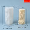 Molde de Silicona para Vela Aromática Estilo Europeo Maximalista Columna Romana, Accesorio para Fotos, Decoración para Hornear Pasteles