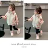 Ropa de Abrigo para Niñas Otoño e Invierno 2025 Nueva Moda Terciopelo para Bebé Niña Tops Engrosados Otoño Ropa de Abrigo de Algodón para Niños
