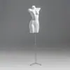 Maniquí de Lencería de Medio Cuerpo para Exhibición en Escaparate de Tienda de Ropa Interior para Hombres y Mujeres, Soporte de Modelo para Trajes de Baño y Sujetadores