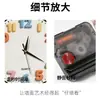 Reloj Silencioso a Prueba de Polvo para el Hogar Sin Taladro Aspecto de Alta Gama Reloj de Pared Sala de Estar Reloj Redondo Colgante de Pared 12 Pulgadas 8 Pulgadas