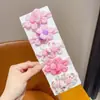 Faixa de Cabelo Infantil Estilo Coreano Menina Super Fada Flor Anel de Toalha Bebê Alta Elasticidade Não Machuca o Cabelo Elástico Acessórios de Cabelo para Meninas