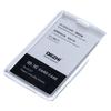 DEZHI juego de tarjetas cordón acrílico cristal transparente insignia tarjeta de trabajo tarjeta de identificación de empleado juego tarjeta de control de acceso