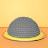 Touch ball equipamento de treinamento sensorial infantil fitness ball home yoga ball semicírculo tapete de massagem treino de equilíbrio