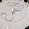 Elegante Collar Largo Ajustable con Borla de Mariposa de Doble Capa, Moda Nicho Elegante de Alta Gama para Mujer