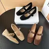 Zapatos Mary Jane de Boca Baja 796-29 para Mujer 2025 Otoño Nuevo Estilo Bailarinas de Moda Cómodas Zapatos de Ballet para Mujer