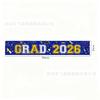 2026 Nova Temporada de Formatura Faixa Decoração de Festa Cerimônia Escolar Reunião Decoração Bandeira de Pátio Tecido de Fundo
