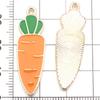 Mezcla de 30 Estilos de Aleación con Goteo de Aceite Dibujos Animados Fruta Piña Fresa Colgante Colgante Pulsera DIY Collar Accesorios de Joyería