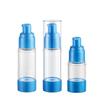 Sheng Qi Fabricantes Botella de Vacío de Plástico Traje Suministro Botellas de Empaque Cosmético Azul Procesamiento Personalizado Transparente Vacío Bot