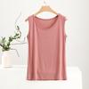 Chaleco Delgado de Verano de Tirantes Anchos Sudadera Holgada de Talla Grande Modal Sin Mangas para Fondo Transpirable Absorbente del Sudor Top Casual