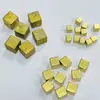 Accesorios DIY Colgantes Cuadrados Sólidos Gemelos Latón Cuadrado en Blanco Accesorios para Ropa Pendientes