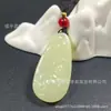 Pendente de Jade Afegão Esculpido Buda Maitreya Formato Gota d'Água Ornamento de Jade Acessório Fornecimento Direto do Fabricante