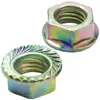Tuerca de Brida Hexagonal Exterior de Acero al Carbono Grado 4.8/Grado 10.9 Color Zincado Tuerca de Superficie con Brida M3M4M5M6