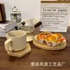 Posavasos de Bambú Transfronterizos Rectangulares Forma Especial Múltiples Tamaños Posavasos para Té Tapetes para Macetas Redondos Posavasos DIY Logo
