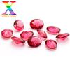 Calidad 3A denier Acabado de vidrio piedra desnuda Venta al por mayor anillo de vidrio rojo rosa superficie fondo puntiagudo vidrio 2*3-8*10mm