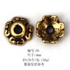 Accesorios de aleación DIY plata tibetana aleación vintage oro antiguo soporte de flor tapa de flor soporte de cuentas