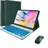 Adecuado para Samsung Tablet A9Plus 11 pulgadas Funda Protectora Retroiluminación Colorida Teclado Bluetooth Ranura para Lápiz Funda de Cuero Dropshipping Transfronterizo