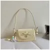 Bolsa de Ombro com Laço para Mulheres 2026 Novo Estilo Fresca e Doce Bolsa de Mão de Alto Padrão Bolsa de Ombro Transversal Fashion para o Dia a Dia