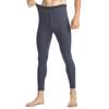 Leggings Térmicas Elásticas Sem Costura Masculinas, Tamanho Grande Ajuste Slim Calças Camada Base para Outono e Inverno, Calças Térmicas Masculinas Peça Única Cintura Média