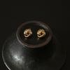 Corea del Sur joyería de plata de ley 925 estilo ins minimalista exquisito pequeños pendientes de botón de múltiples hilos anudados para mujer retro elegante combinan con todo