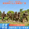 Esculturas Personalizadas de Fibra de Vidro de Trabalhadores Ferroviários, Mineiros, Carregadores e Descarregadores; Figuras de Paisagem; Estátuas de Bronze Imitação