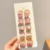 Faixa de cabelo de elástico infantil para menina, anel de cabelo elástico alto, acessórios de cabelo para meninas, não machuca o cabelo, corda de cabelo fofa, adorno de cabeça