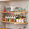 Estante de Almacenamiento de Pared para Cocina, Estante de Pared sin Taladro para Especias y Condimentos, Tablero de Pared de Almacenamiento Multifuncional