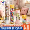 Contenedor de Almacenamiento Transparente con Forma de Tigre, Tubo de Almacenamiento para Muñecas y Peluches, Cremallera Doble/Hebilla en Capas Patentada