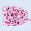 Entrega transfronteriza de gorros quirúrgicos de algodón puro para salones de belleza, gorros universales sin visera, gorros con cola de cúpula, turbantes médicos y pañuelos para la cabeza