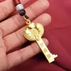 Llavero Zodiaco bóveda abierta año de nacimiento colgante llave dorada remolque para bolso de hombre y mujer adornos para llavero transfronterizo