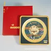 Enfeite de Dragão Auspicioso para Escritório e Casa, Dragão Dourado Atrator de Riqueza com Pérolas, Presente de Folha de Ouro de Alto Padrão no Atacado